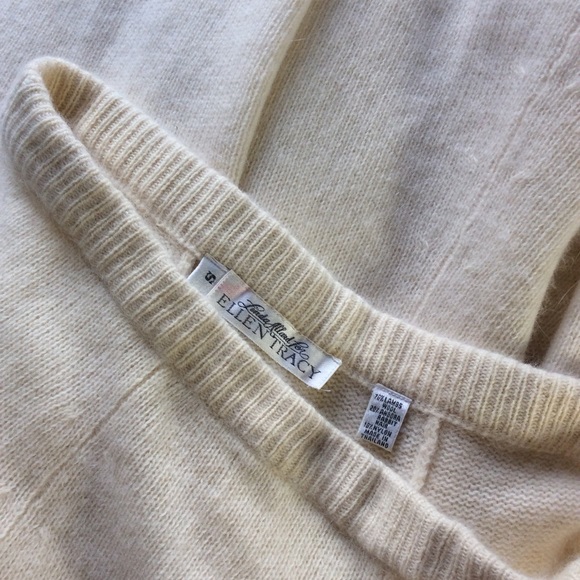 Vintage Lambswool Angora Rabbit Cream Maxi Skirt - Picture 4 of 8